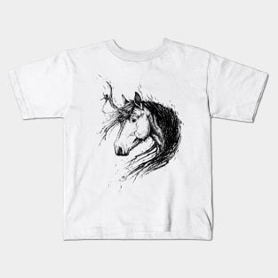 Shaggy Unicorn Kids T-Shirt